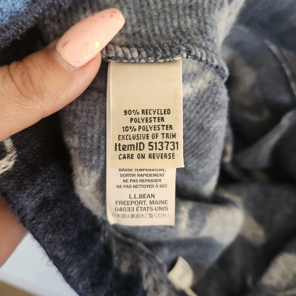 L.L. Bean Women's Lightweight Sweater Fleece Pants Size Medium Loungewear Cabin - Picture 8 of 9